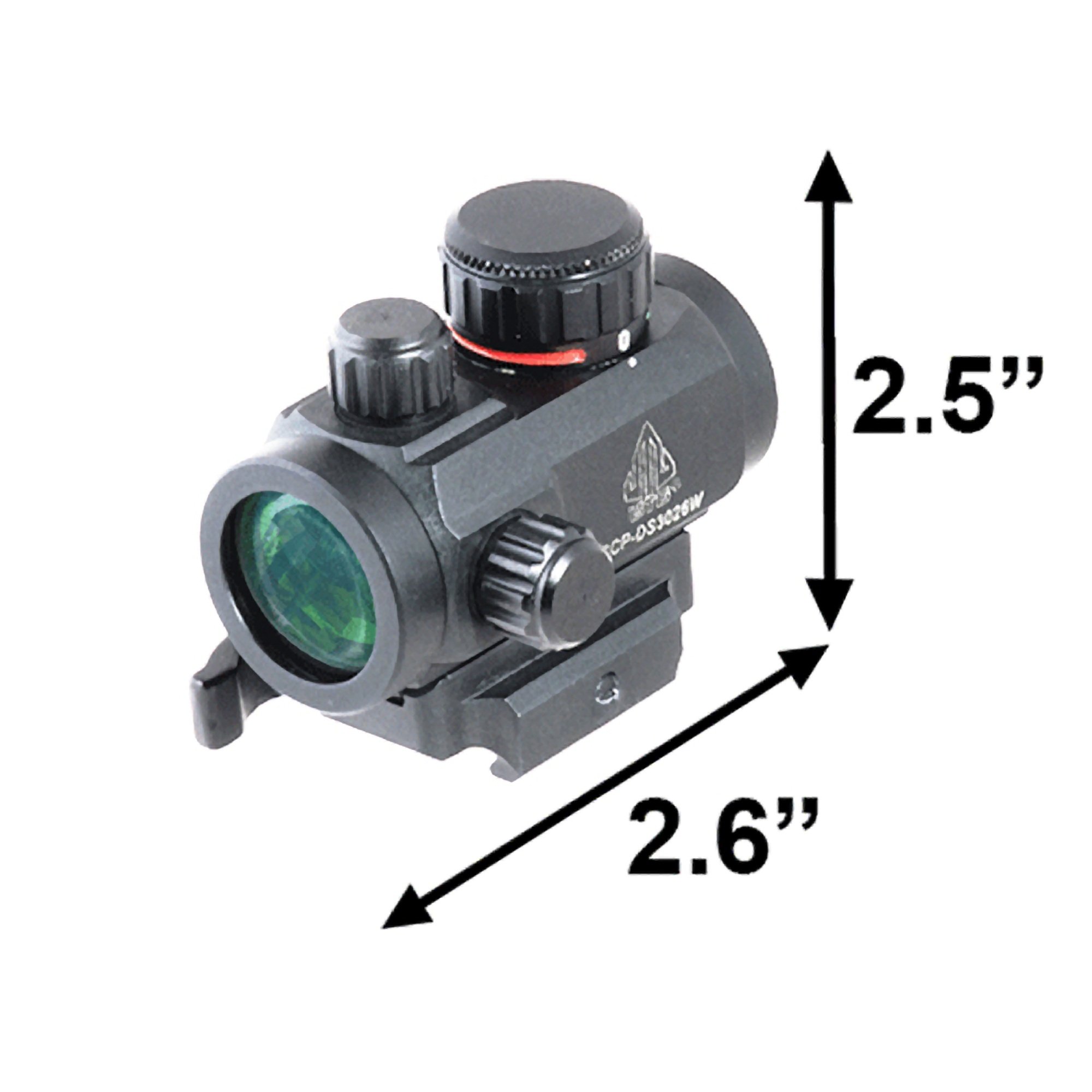 Amazon | UTG ドットサイト 2.6インチ ITA CQB Micro Dot with